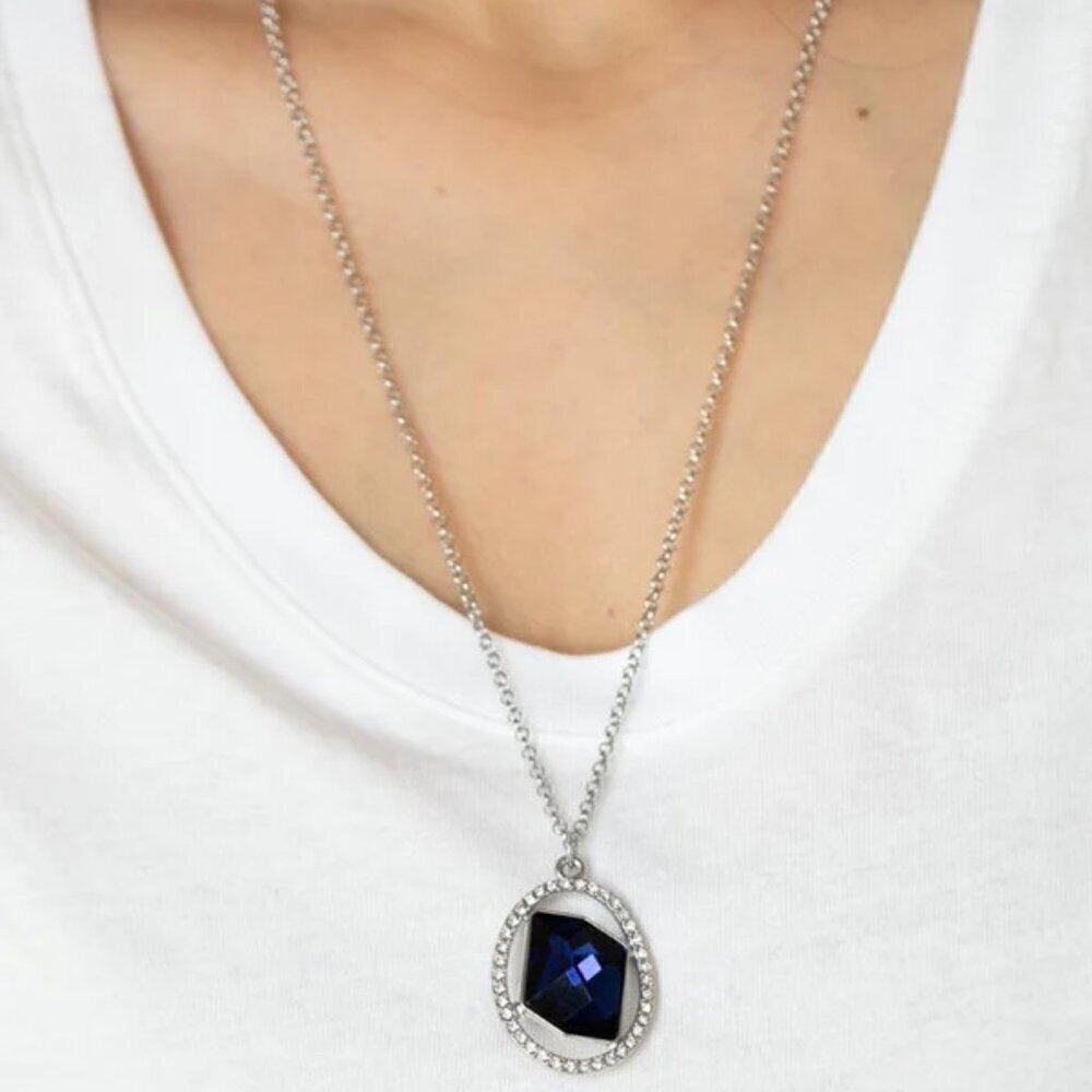 Undiluted Dazzle Blue Necklace - Picture 2 of 3